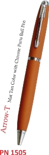 Metal Pens Tan Color Chrome