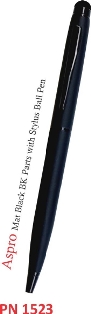 Metal Pens Top Touch Full Black Slim