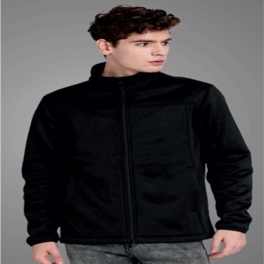 BONDED FLEECE BLACK