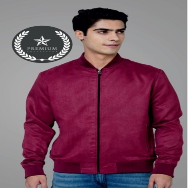 SUEDE JACKET  MAROON