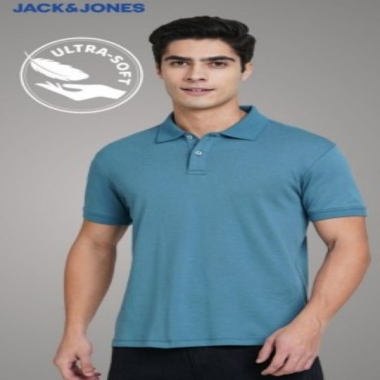 INTERLOCK POLO TEAL GREEN