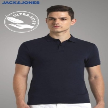 INTERLOCK POLO NAVY BLUE