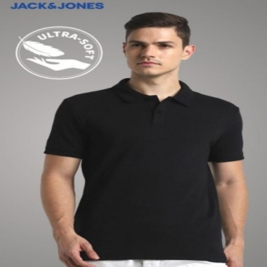 INTERLOCK POLO BLACK