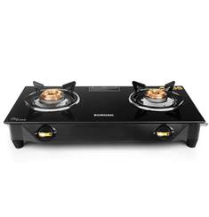 Flare Glass top Gas stove, 2 Burners