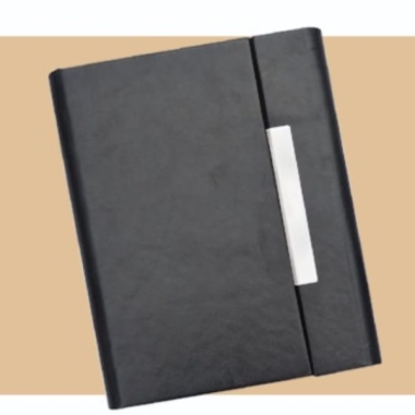 Multicolor A 5 dateless hard bound notebook with pen (192 Pages)