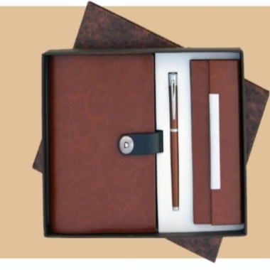 Gift Set ( 3-in-1), Brown/Tan