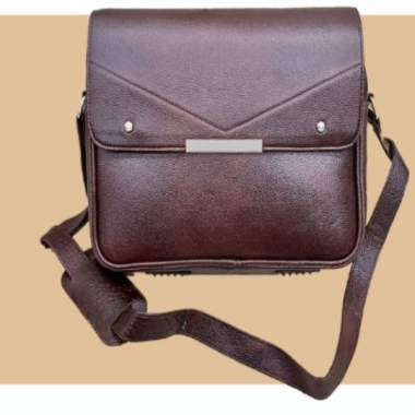 Laptop Bag - Genuine Leather, Brown