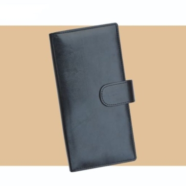 Passport & Cheque Book Holder - Genuine Leather, Brown