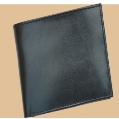 Mens Wallet - Leatherette, Black/Brown