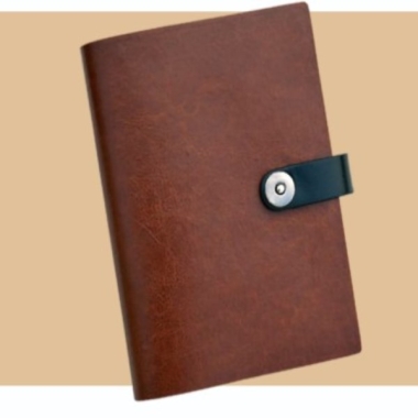 Premium notebook with metal pen (296 Pages) Size : 159 X 118 mm. without pen, Multicolor