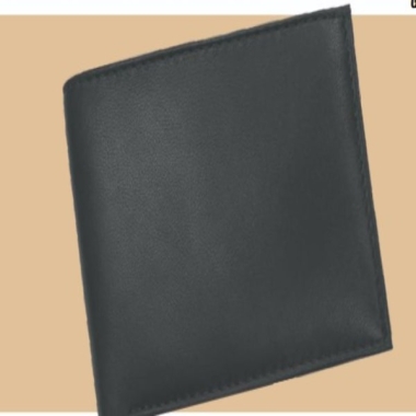 Mens Wallet - Genuine Leather , Black