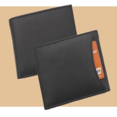 Mens Wallet - Genuine Leather , Black