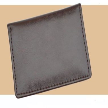 Card Holder - Leatherette, Brown/Tan