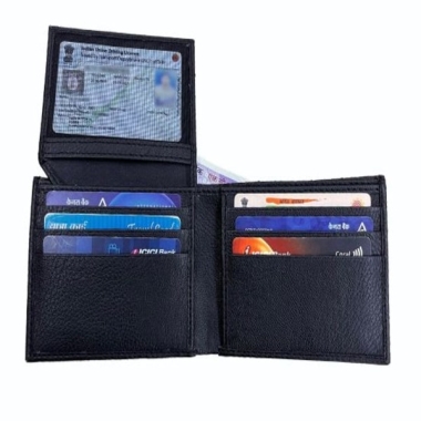 Mens Wallet - Leatherette, Black
