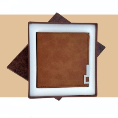 Mini Unisex Wallet - Leatherette, Tan