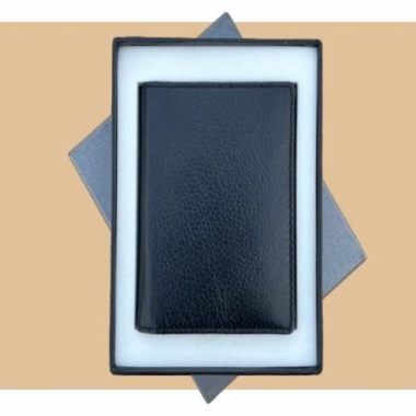 Multiple Card Holder - Genuine Leather, Black