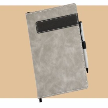 A 5 Dateless hard bound notebook with metal pen (192 Pages) without pen.