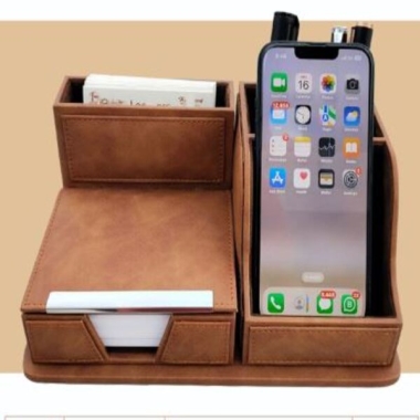 Desk Accessories Organiser - Leatherette