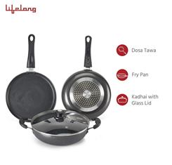 Non-Stick Cookware Set, 3-Pieces