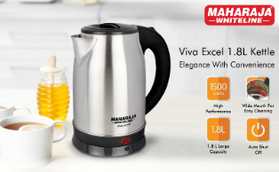 ELECTRIC KETTLE VIVA EXCEL 1.8L (WITH BIS PLUG)