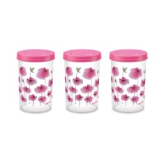 KITCHEN CONTAINER STOREX BLOOM 1500 3 PCS SET