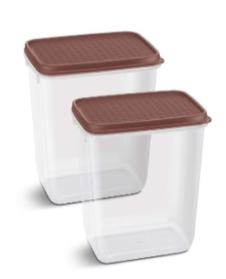 KITCHEN CONTAINER FLAT MAX 2200 2 PCS SET