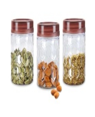 PET CONTAINERS HEXA CONTAINER - 500 - 3 PCS SET