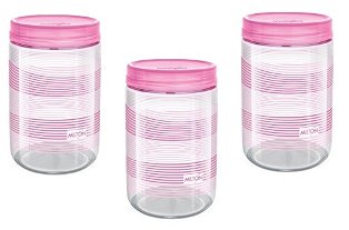 PET CONTAINERS CRISP N CLEAR DESIGNER PER JAR 750 - 3 PCS SET