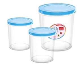 KITCHEN CONTAINER STOREX 5,7,10 SET - CLEAR