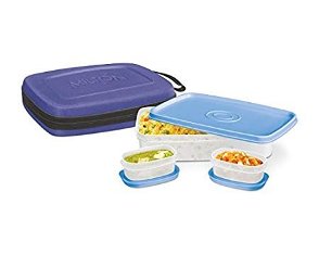 TIFFIN FLAT LUNCH 1 BIG + 2 CONTAINERS