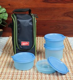 TIFFIN FULL MEAL 4 ROUND CONTAINERS