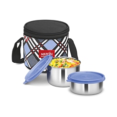 TIFFIN SMART MEAL SMALL 2 STEEL CONTAINERS