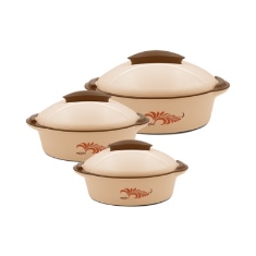 CASSEROLE CRISP DLX SET (500, 1200, 2000 ML)