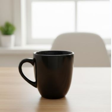 Black Ceramic Mug