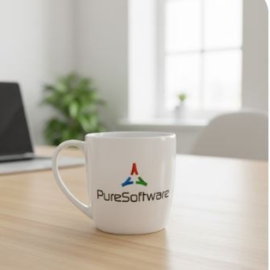 White Ceramic Mug (Pure Software)