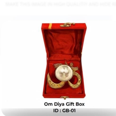 Om Diya in Velvet box