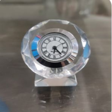 Diamond Crystal Desk Clock (Quartz)