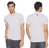 POLY COTTON GREY T-SHIRT