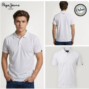 Organic Polo T-Shirt White