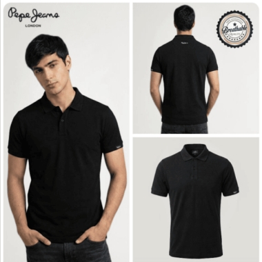 Milano Polo T-Shirt Black