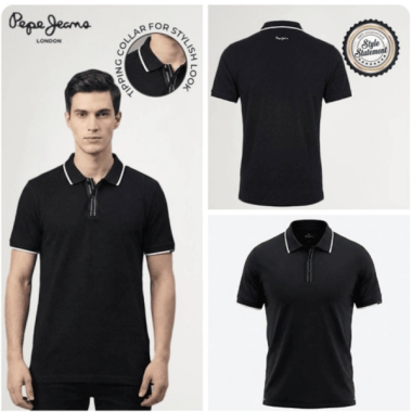 Madrid Polo T-Shirt Black