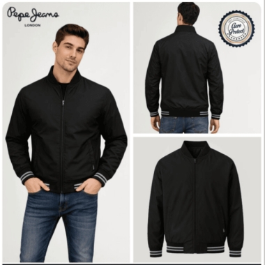 Westminster windcheater jacket- Black