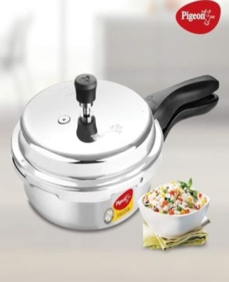 ALUMINIUM PRESSURE COOKER OUTER LID 2 LTR DELUXE LONG HANDLE 12740