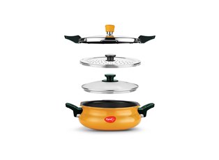 ALL IN ONE SUPER COOKER - 3 ltr - YELLOW CERAMIC 12233