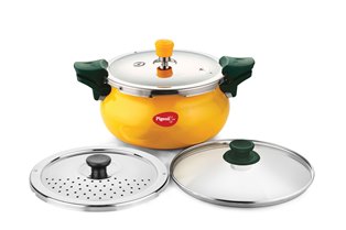 ALL IN ONE SUPER COOKER - 5 ltr - YELLOW CERAMIC 12234