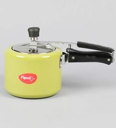 ALUMINIUM IB PRESSURE COOKER 3.0 LTR - CHROMA - GREEN 12363-GR