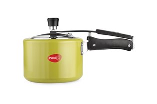 ALUMINIUM IB PRESSURE COOKER 5.0 LTR - CHROMA - YELLOW 12364-YL