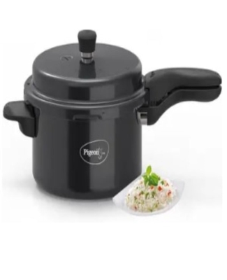 AL PRESSURE COOKER O/L HARD ANODISED IB  - TITANIUM 5 Ltr 12294