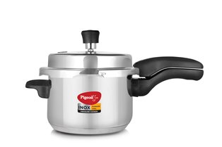 INOX STAINLESS STEEL PRESSURE COOKER - 2.5 LITRE 14043