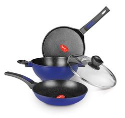 CREST GIFT SET - TAWA 250 + FRY PAN 240 + KADAI 240 12731